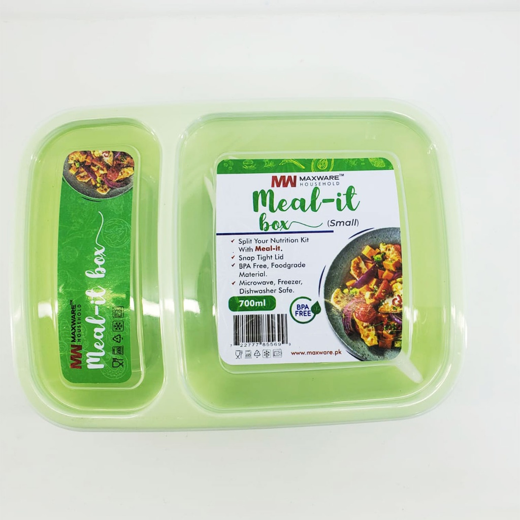 Maxware Lunch Box plastic - Small - Light Green