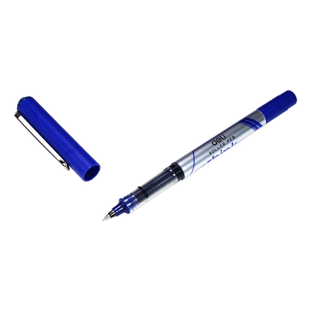 [6921734946034] Deli Think Roller Pen 1Pc - Blue - 0.5mm - Q20030