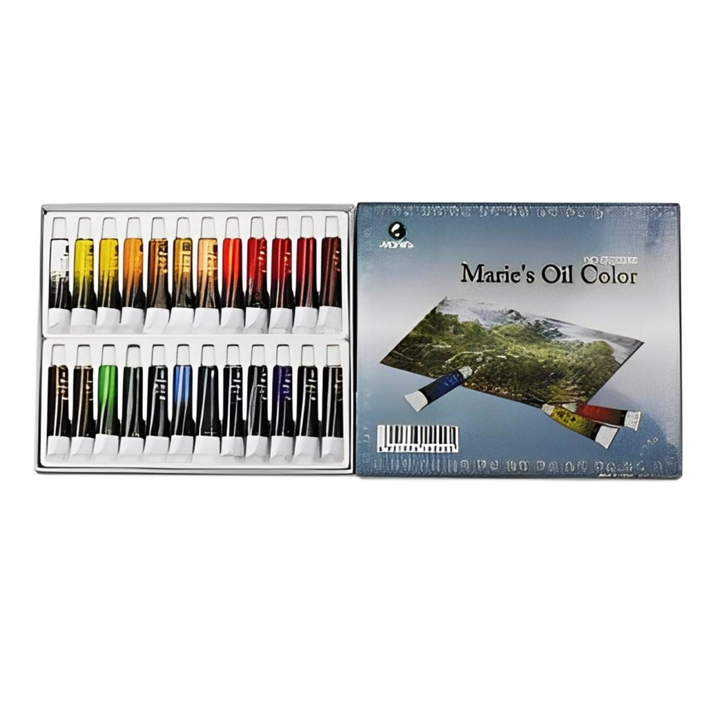 Marie's Oil Colour Tube - 12ML - Pack of 24