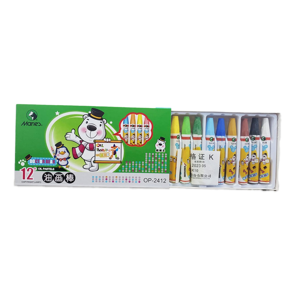 Oil Pastel - 12 Colors - Maries