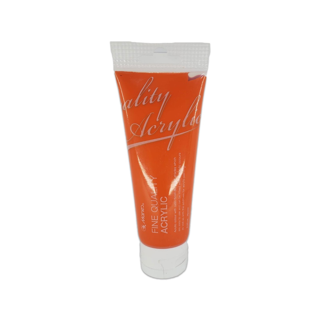 [6931818037336] Maries Acrylic Paint - 75ml - No. 313 - Orange Red