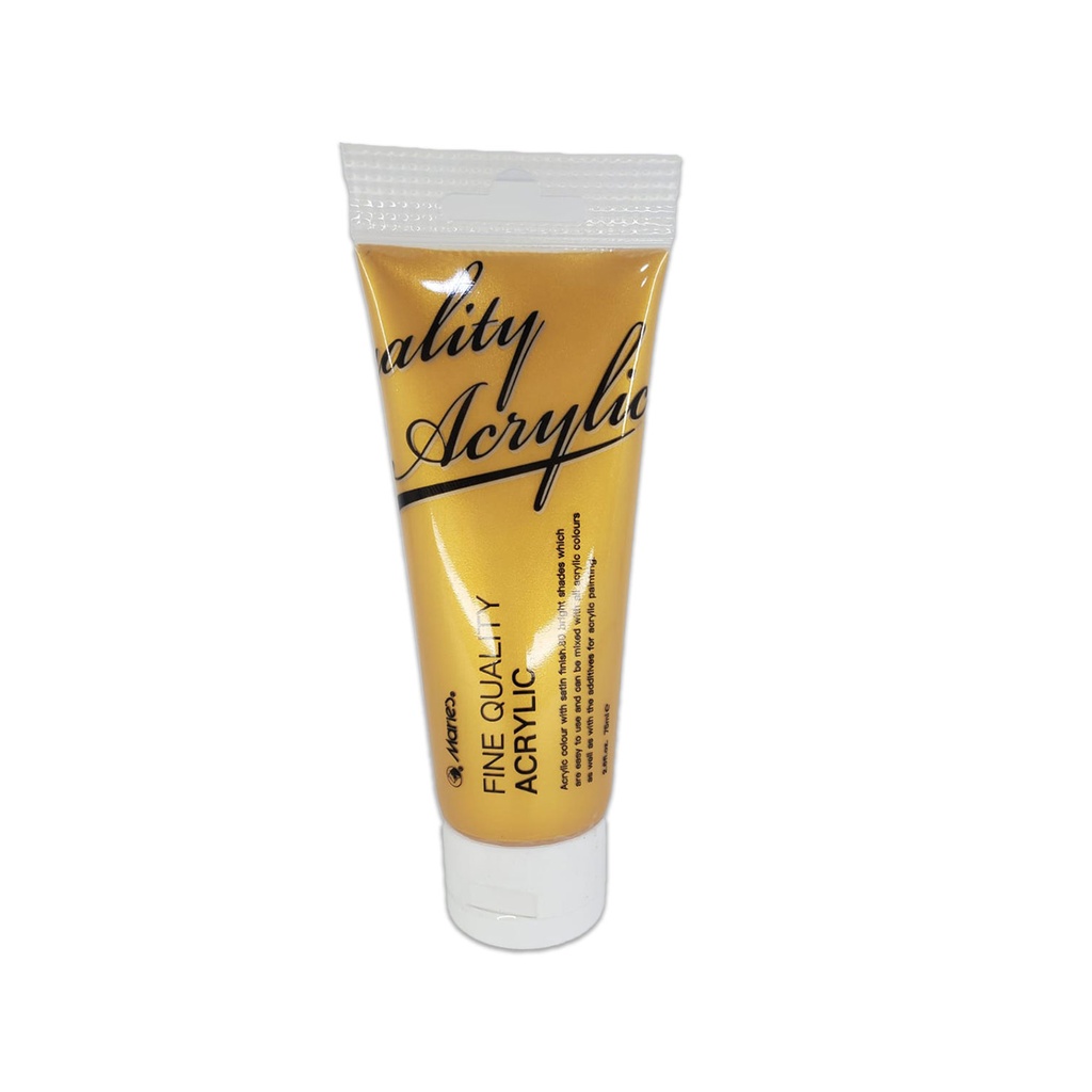 Maries Acrylic Paint - 75ml - No. 132 - Golden