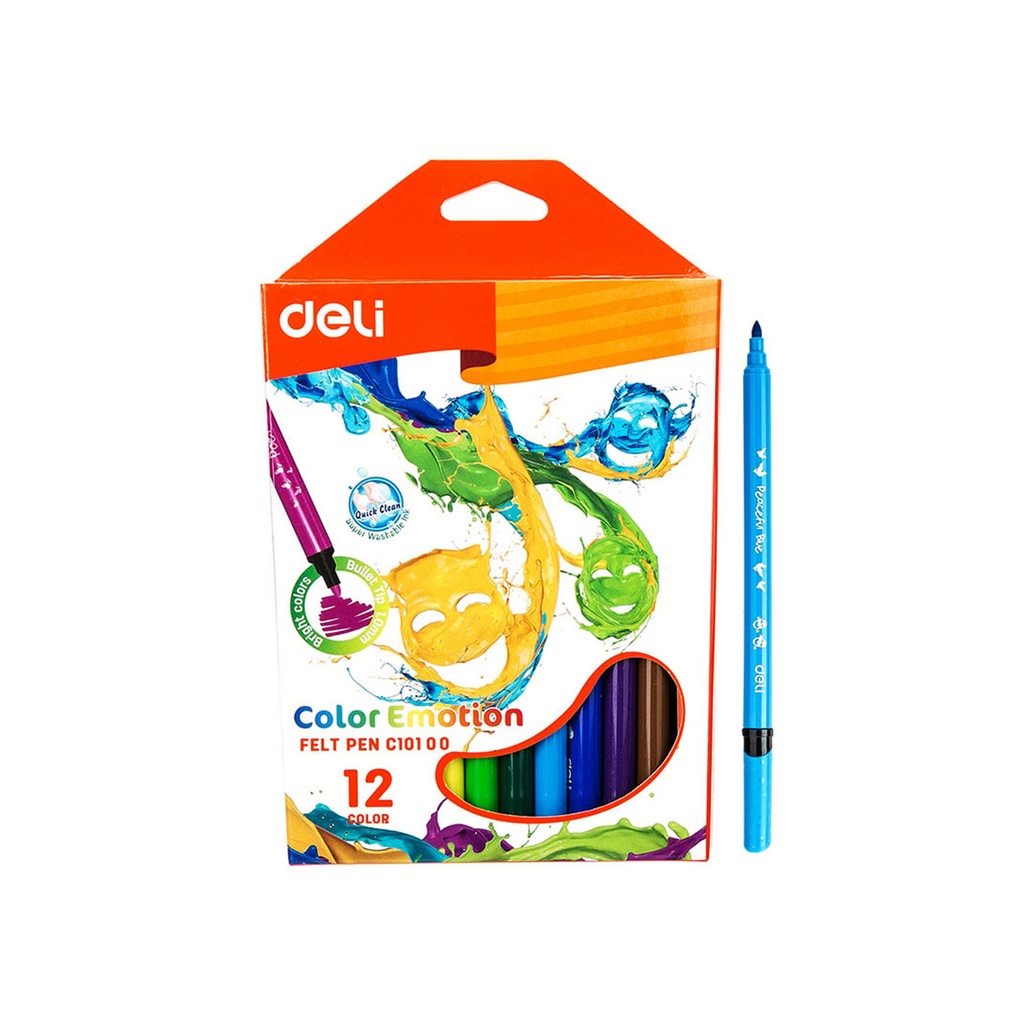 Color Emotion Felt Pen - C10100 - Deli