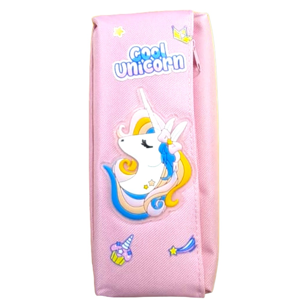 Cool Unicorn Pencil Pouch - Pink