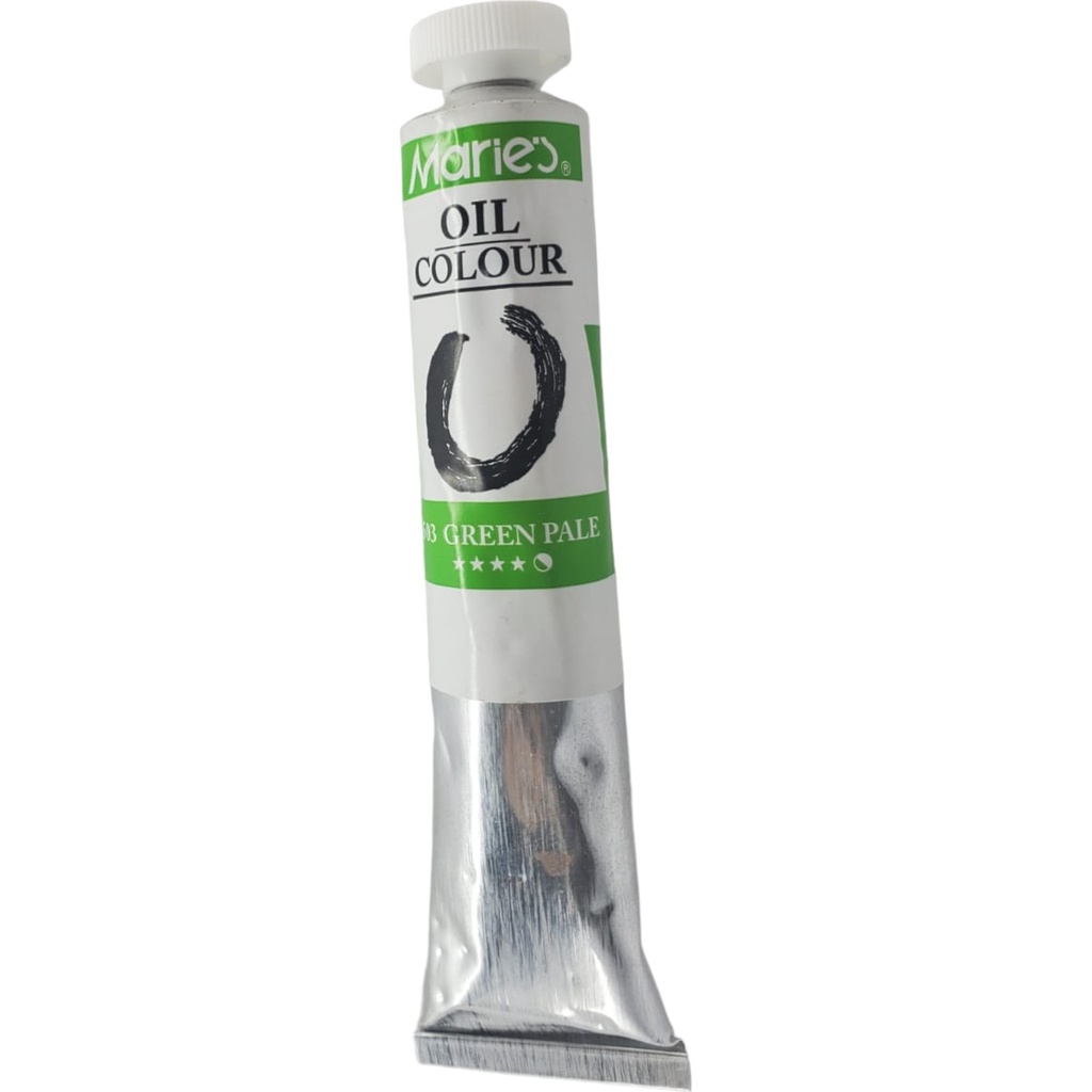 Oil Colour Paint Tube - 503 Green Pale - 50ml - Maries