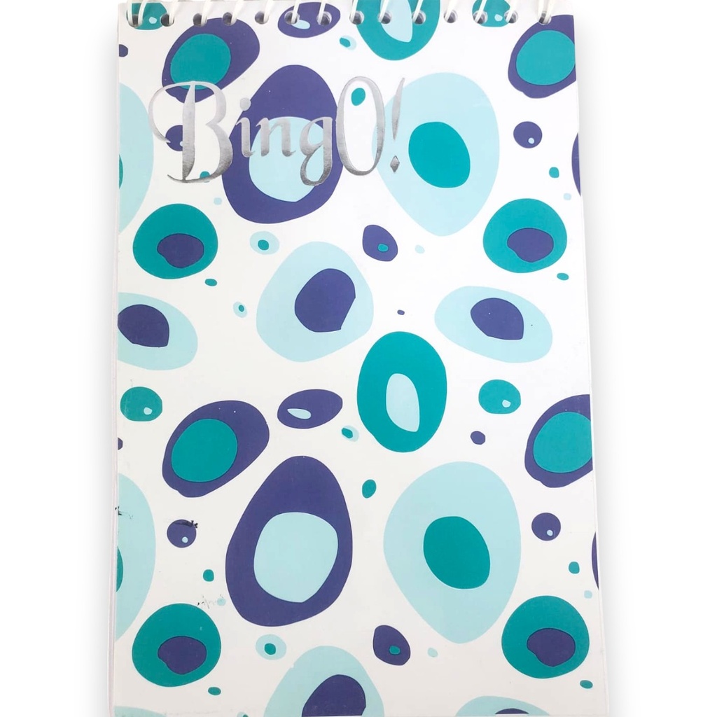 BingO Medium Size Spiral Notebook 100 Pages