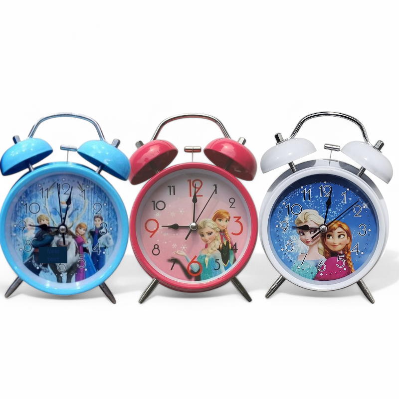 Frozen Twin Bell Alarm Clock - No. MMZ668-1 / 8855-1