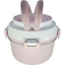 Bowl Stainless Steel Lunch Box - Pink - 803 | A-11