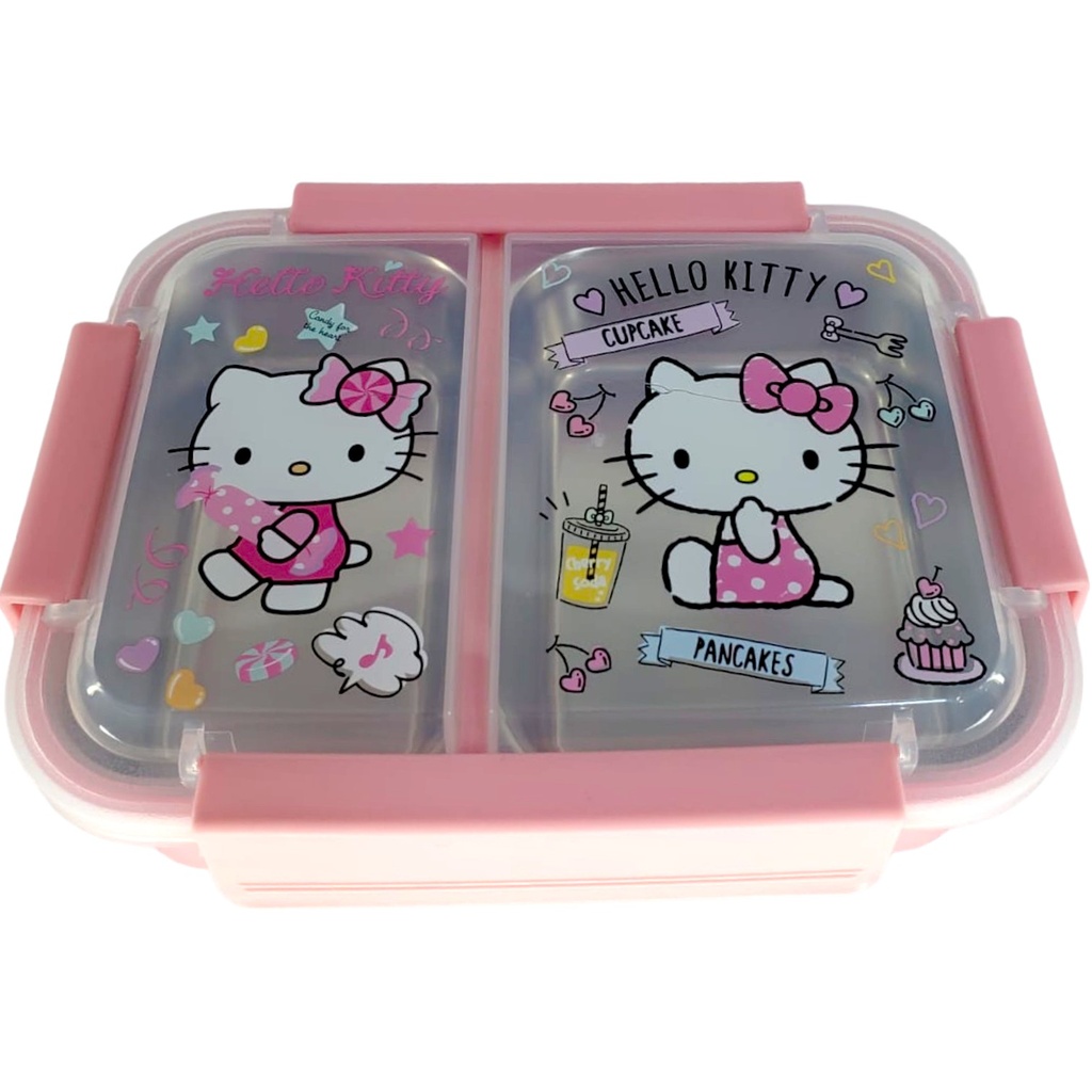 Hello Kitty Lunch Box - Double Compartment - Pink | A-2
