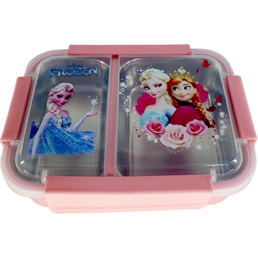 Frozen Lunch Box - Double Compartment - Pink | A-2