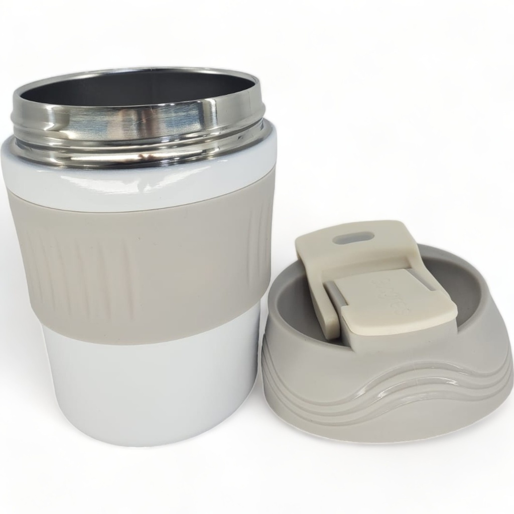 Gucgres Stainless Steel Coffee Mug - Grey - No. D32