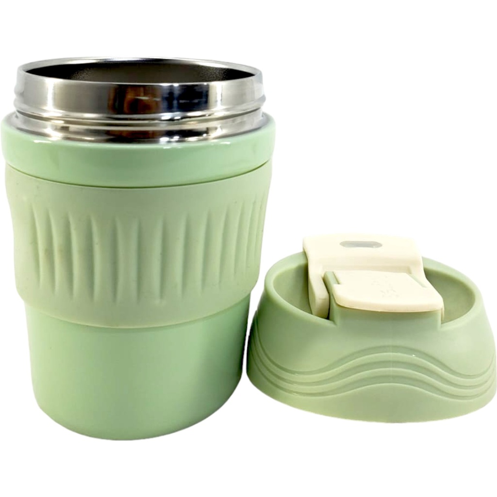 Guegres Stainless Steel Coffee Mug - Green - No. D32