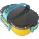 Stainless Steel Lunch Box - Yellow - No. A-9