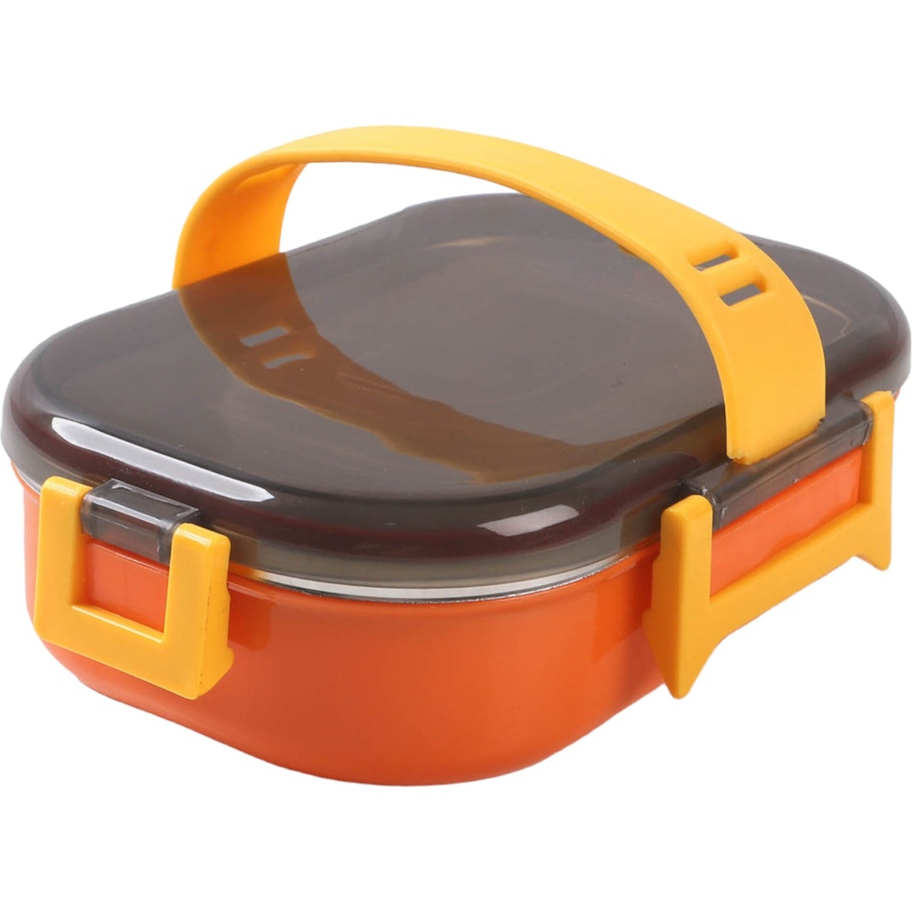Stainless Steel Lunch Box - Orange - No. A-9