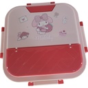 Melody Steel Lunch Box - Pink - No. A-7