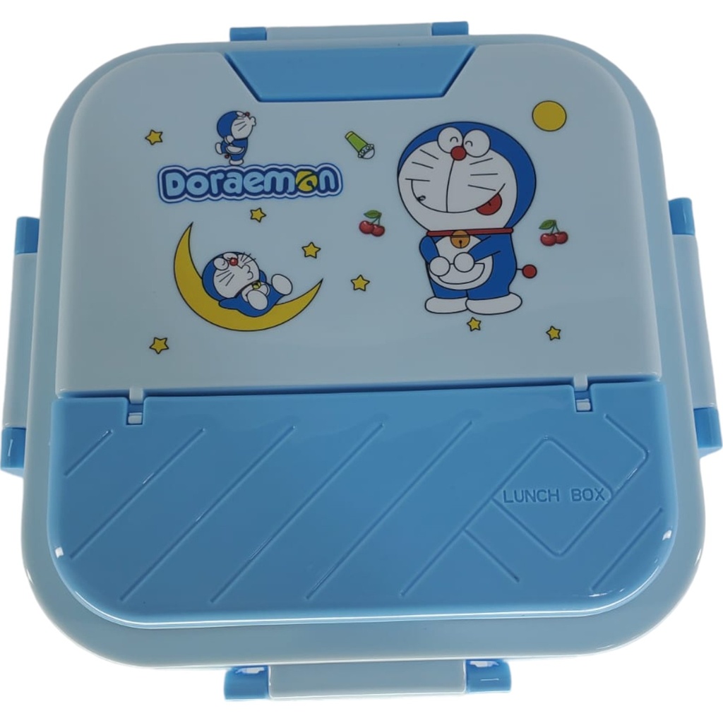 Doraemon Steel Lunch Box - Blue - No. A-7