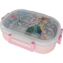 Frozen Steel Lunch Box With Spoon - Pink - A-3