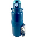 Fanson Stainless Steel Water Bottle - 1000 ml - Blue - No. D-14