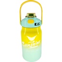 Double Sipper Sunshine Water Bottle - 1200 ml - Ye/Bl - No. B-6