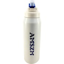 Grogeous Stainless Steel AMSZM Water Bottle - 800 ml - White - No. 6083