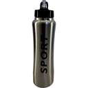 Stainless Steel Sports Water Bottle - 750 ml - Silver - No. 8310
