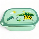 Giraffe Stainless Steel Lunch Box - Double Compartment - Green | A-10