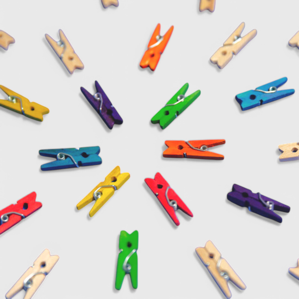 Clip Wooden Craft Materials MZ-021 - B/C