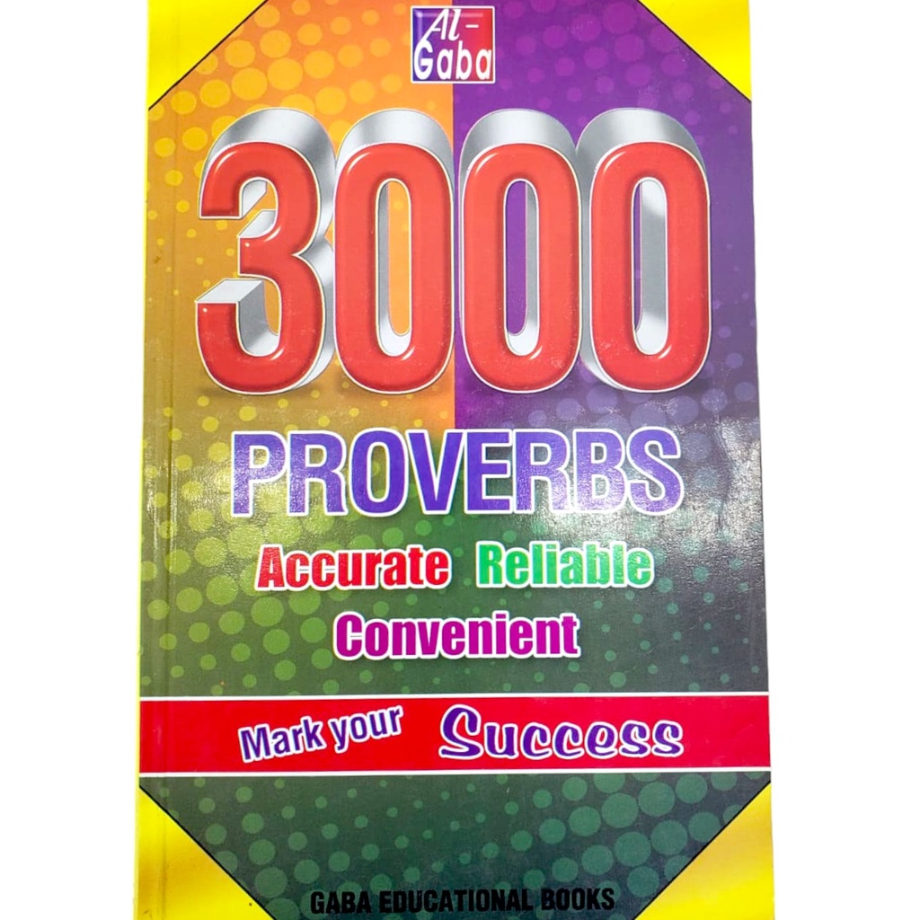3000 Proverbs Accurate Reliable Convenient