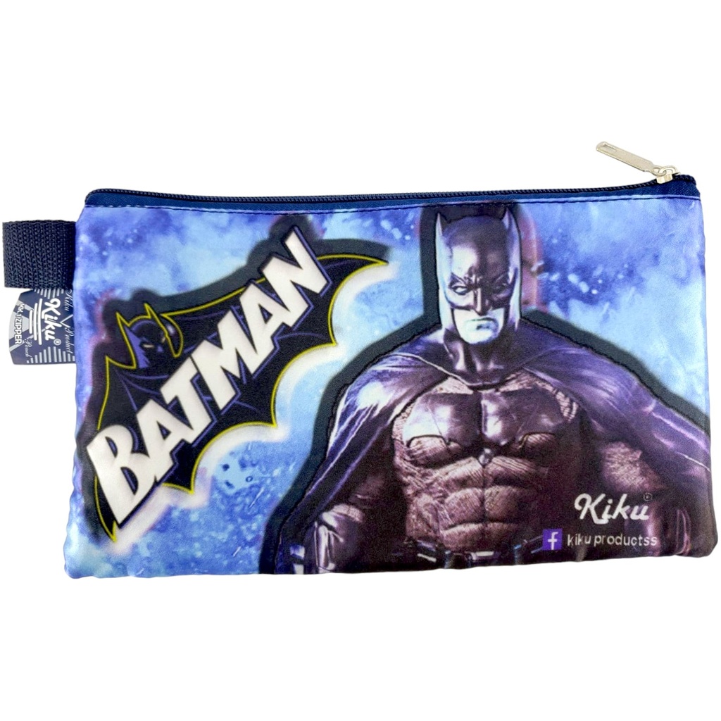 Batman Single Zipper Pencil Pouch (Assorted Design)
