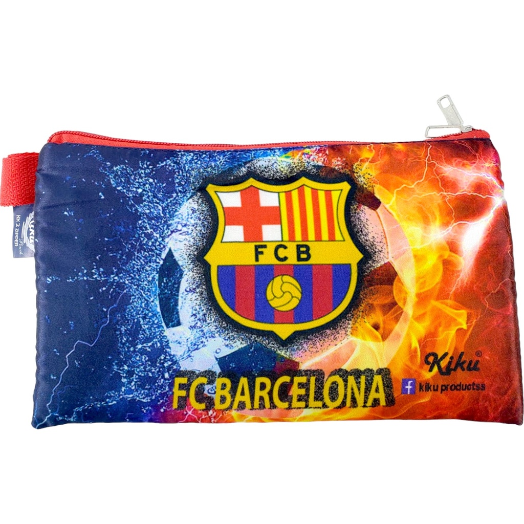 FCB Double Zipper Pencil Pouch
