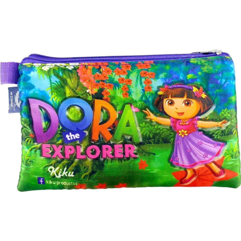 Dora Double Zipper Pencil Pouch