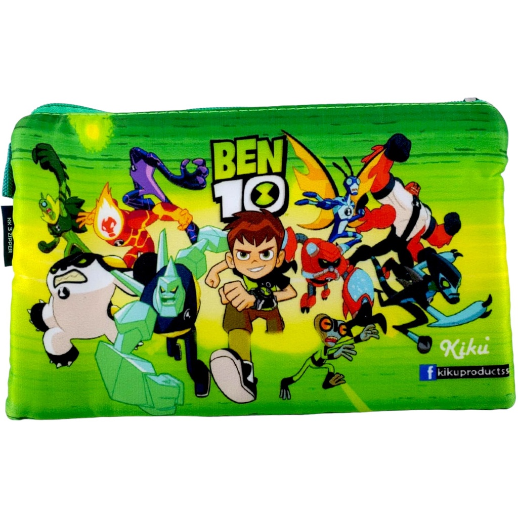 Ben10 Triple Zipper Pencil Pouch