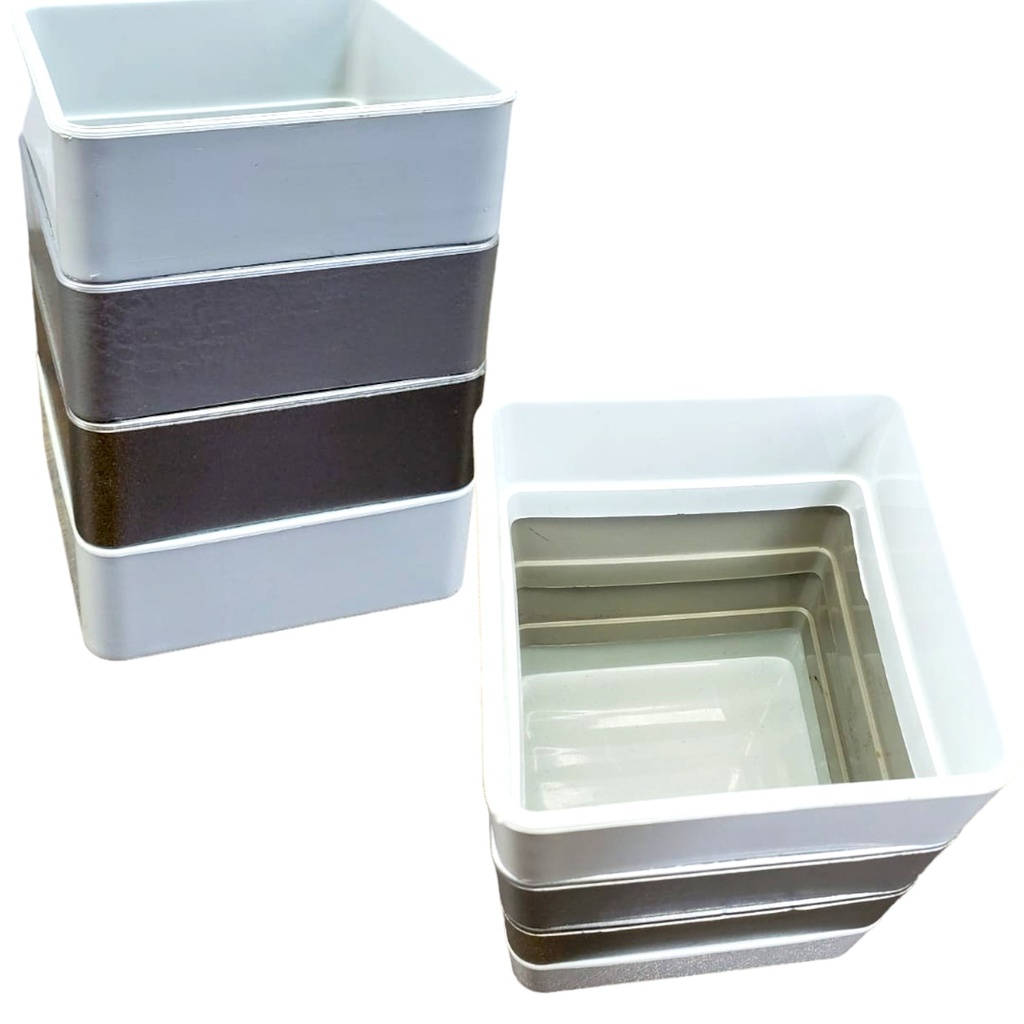 Stallion Plastic Pen Holder - Square - No. 3009- Assorted Color