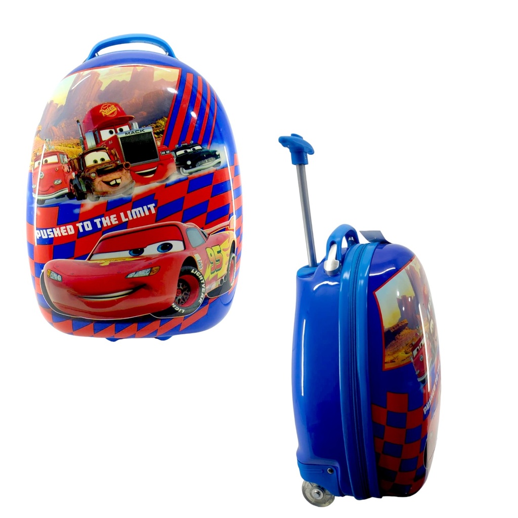 Cars Oval Briefcase Trolley - Blue - | Class 1 - Class 2