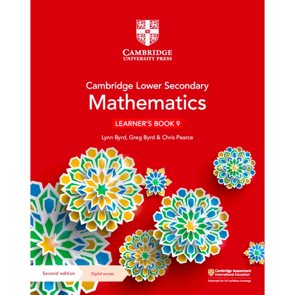Cambridge Lower Secondary Mathematics Learner's Book 9 With Digital Access 2nd Edition - Original