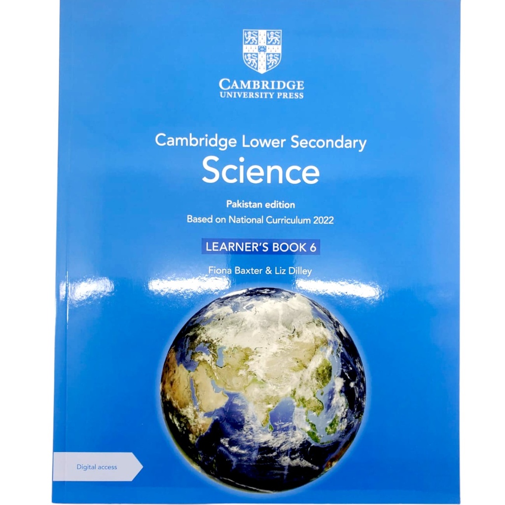 Cambridge Lower Secondary Science Learner's Book 6 With Digital Access - Pakistan Edition - Original