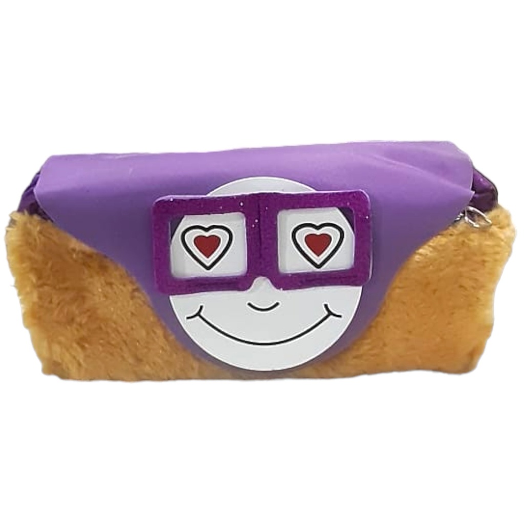 Smiley Face With Glasses Emoji Pencil Pouch