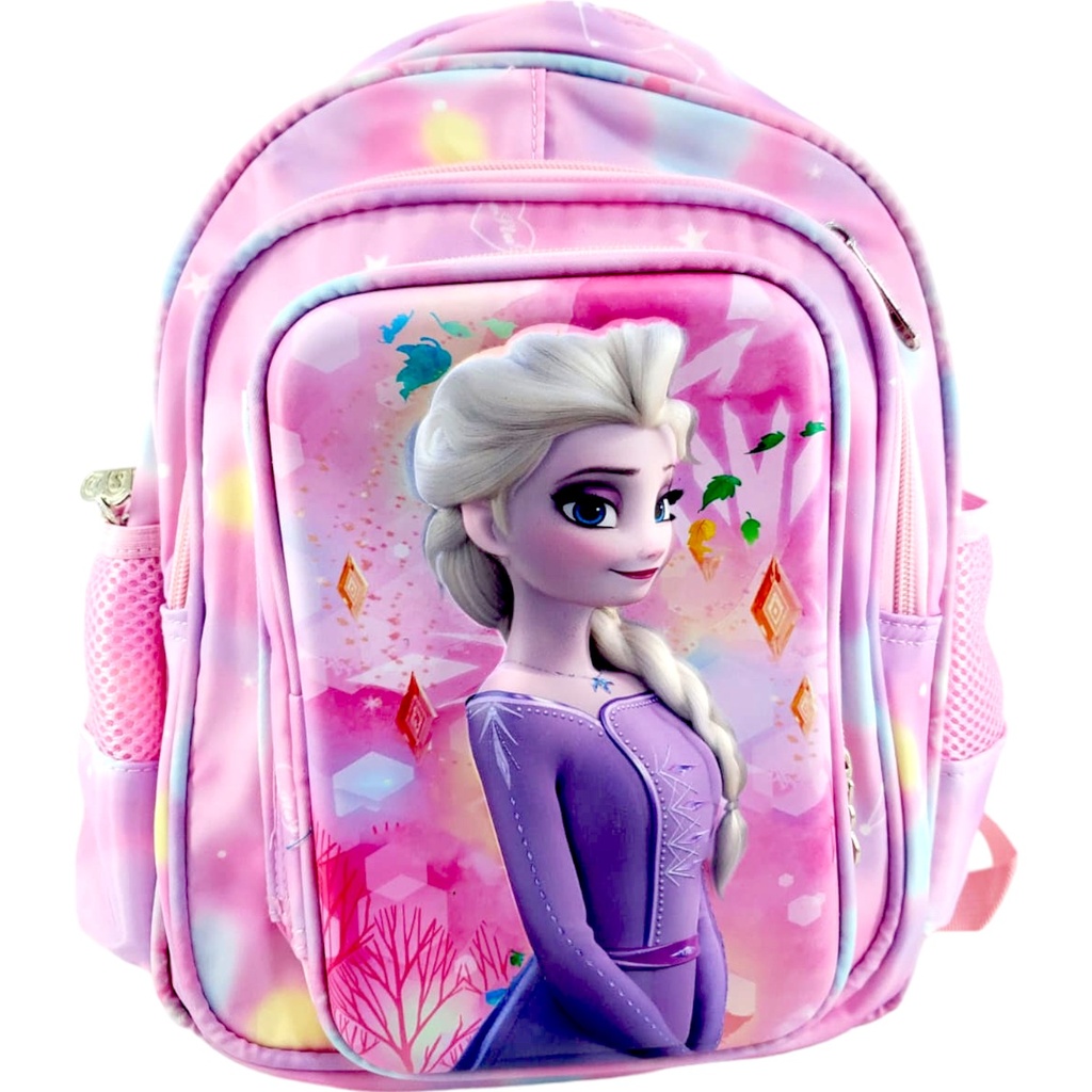 Frozen Pre-Primary School Bag - Pink( IMPORTED )