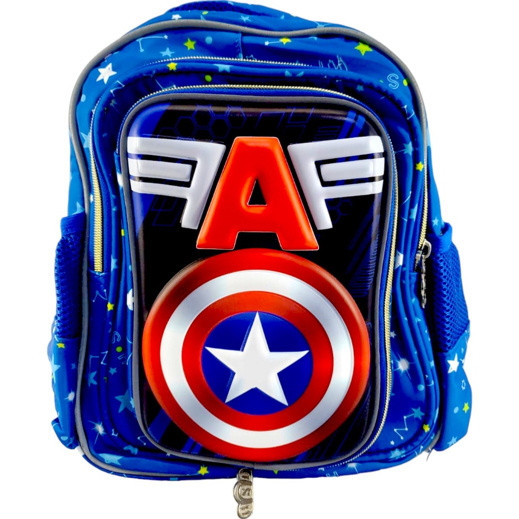 Pre-Primary School Bag Assorted Design 13 - Blue( IMPORTED )