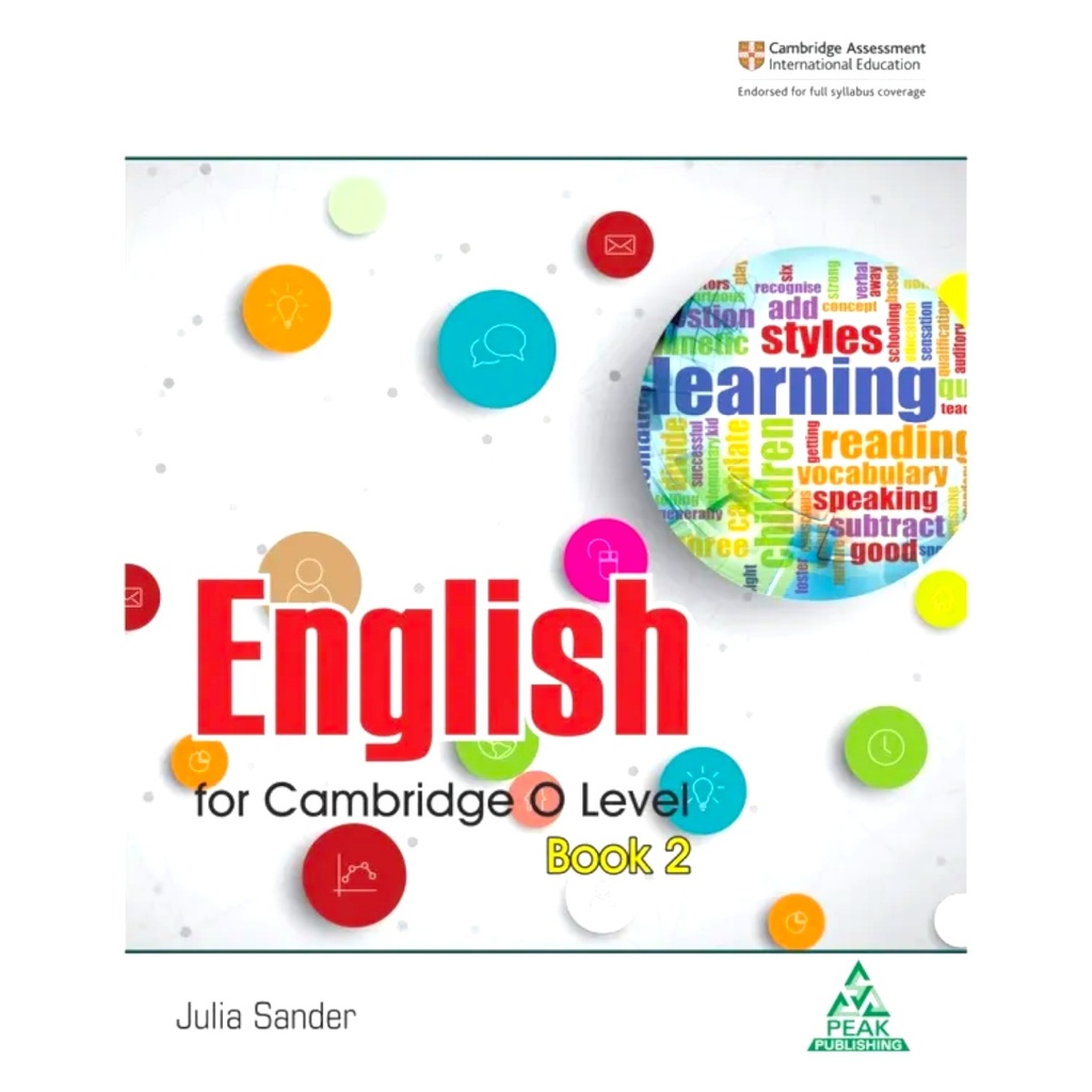 English for Cambridge O'Level Book 2 - Peak Publishing - Julia Sander