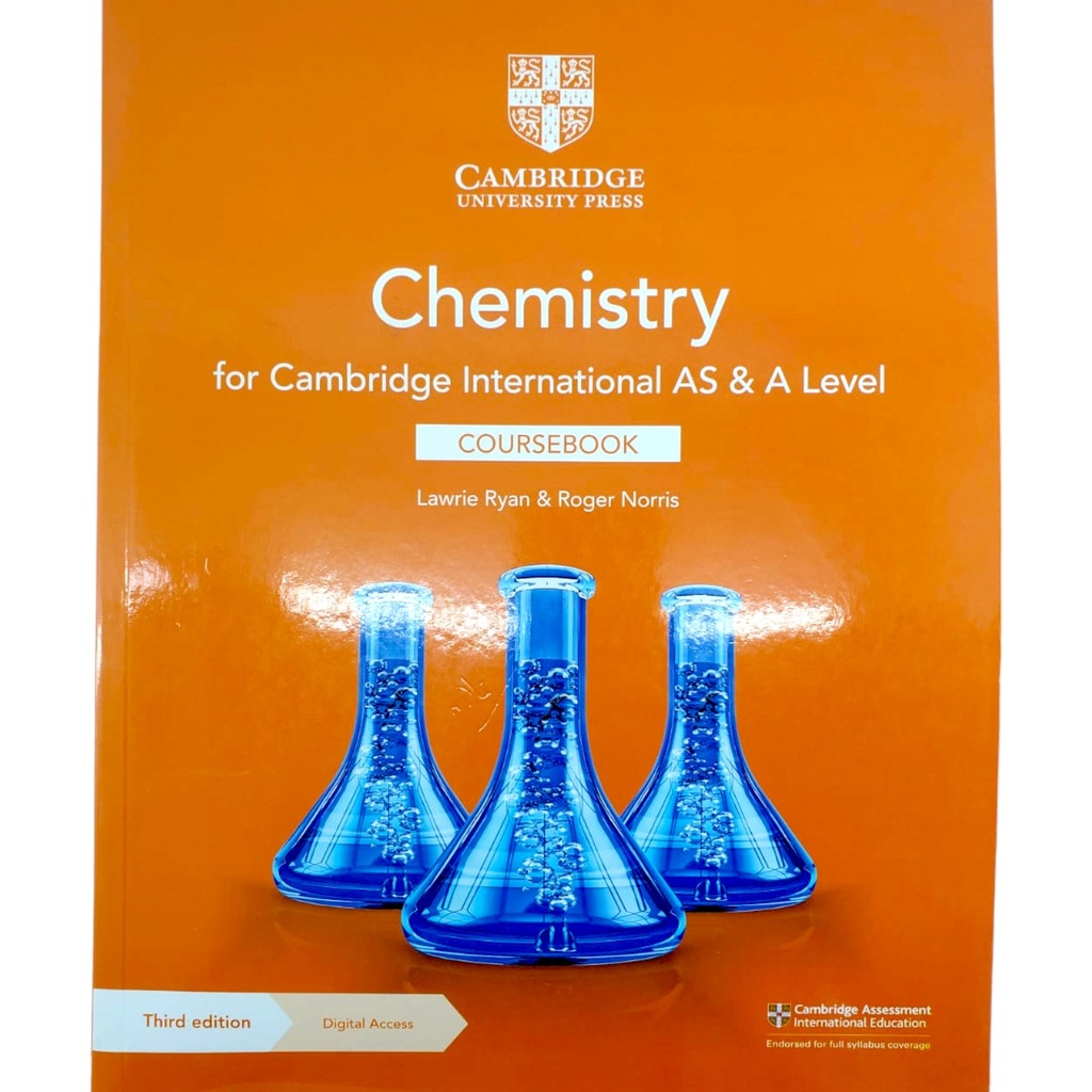 Cambridge International As & A Level Chemistry Course Book - Third Edition Digital Access - Original