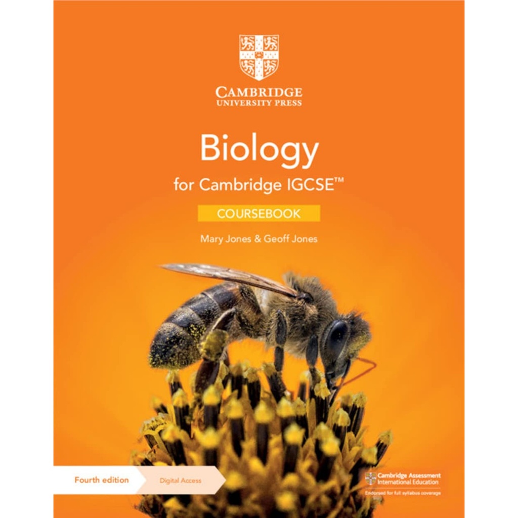 Biology for Cambridge IGCSE Course Book - Fouth Edition Digital Access - Original