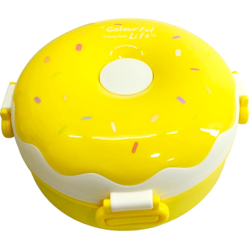 Donut Lunch Box - Yellow - No. ML-6277