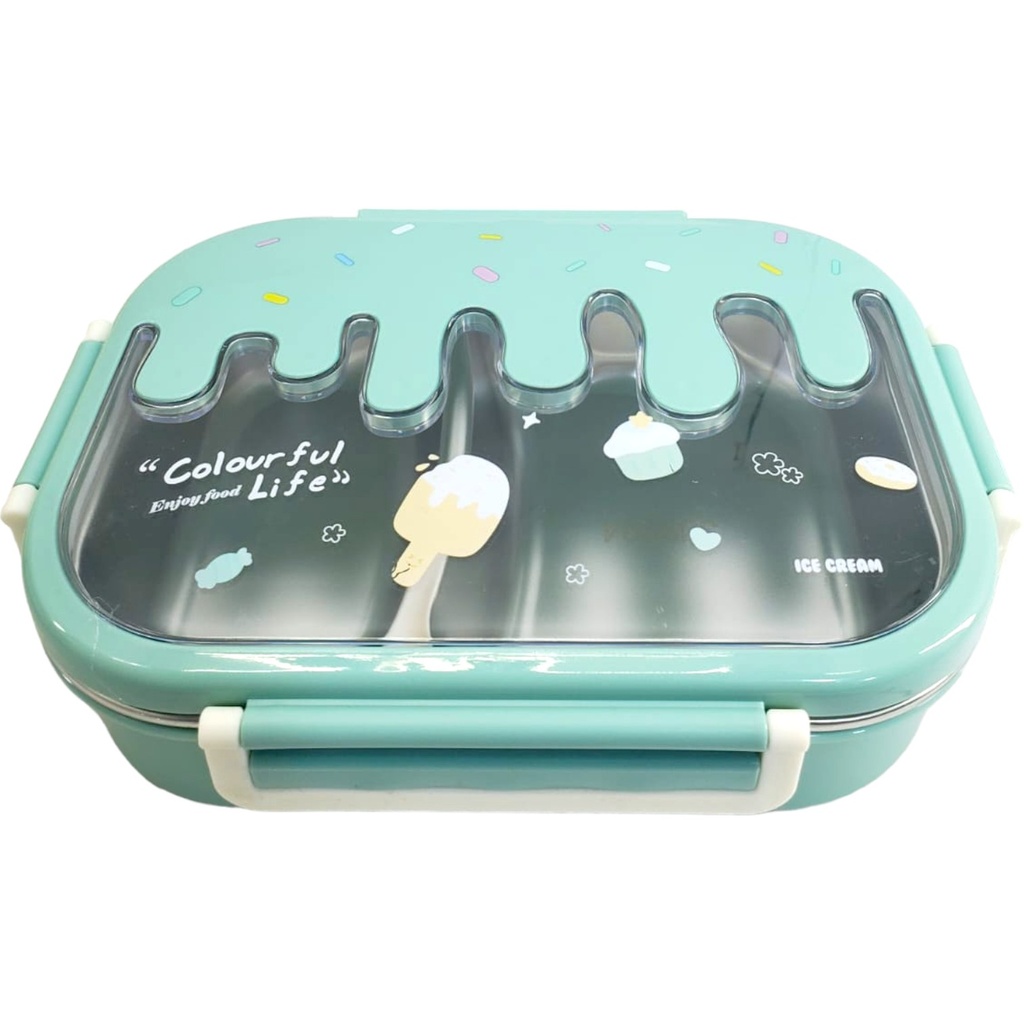 Ice Cream Lunch Box - Green - No. ML-6282
