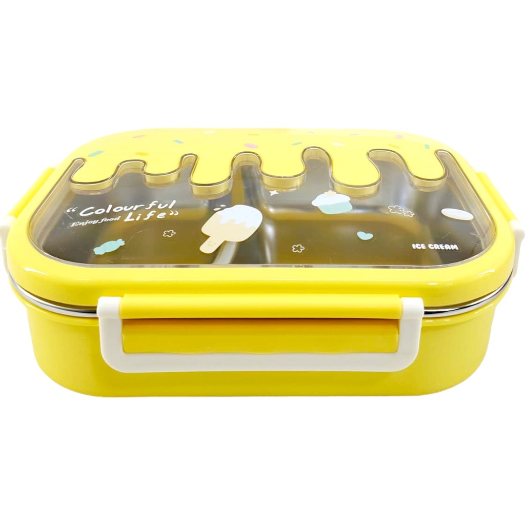 Ice Cream Lunch Box - Yellow - No. ML-6282