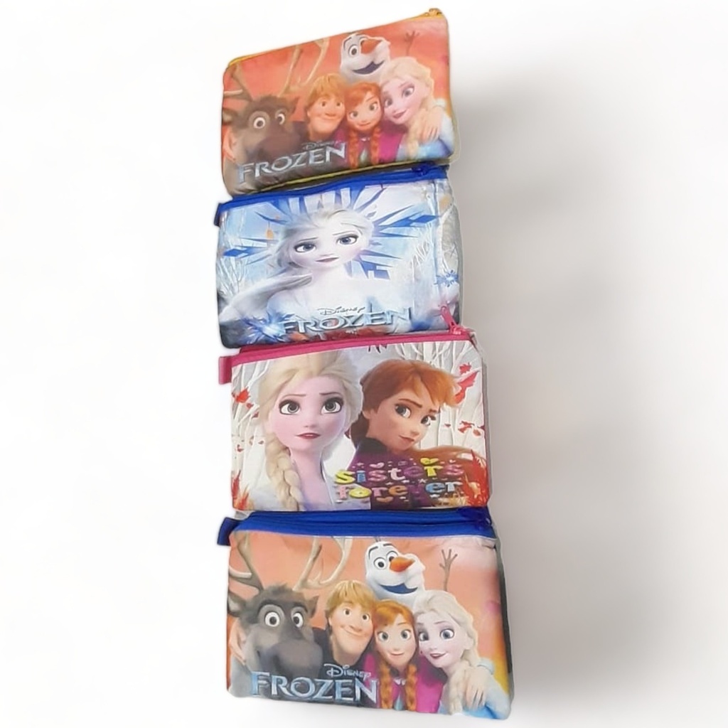Frozen Single Zipper Pencil Pouch - Assorted Designs