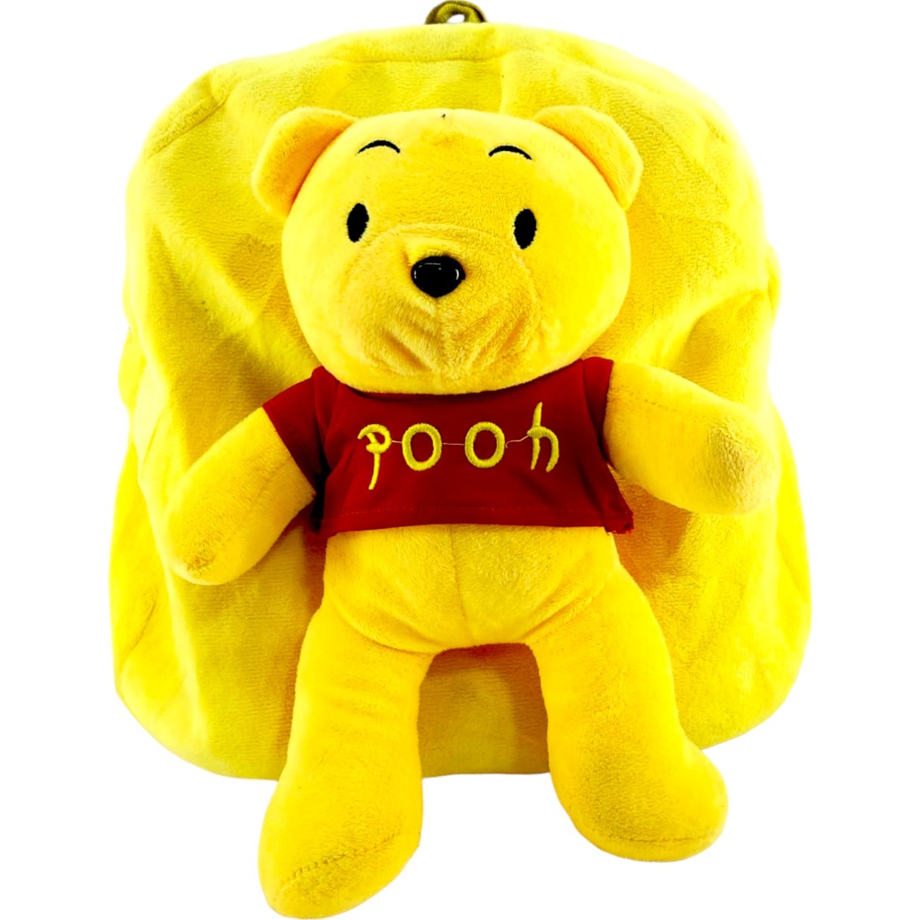 Winnie The Pooh Pre-Primary Stuff Bag - Yellow( IMPORTED )
