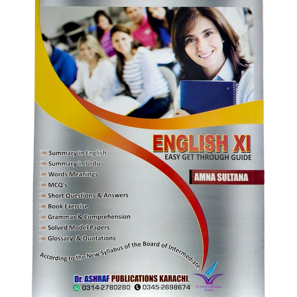 English Guide Book for Class XI - Dr. Ashraf Publisher