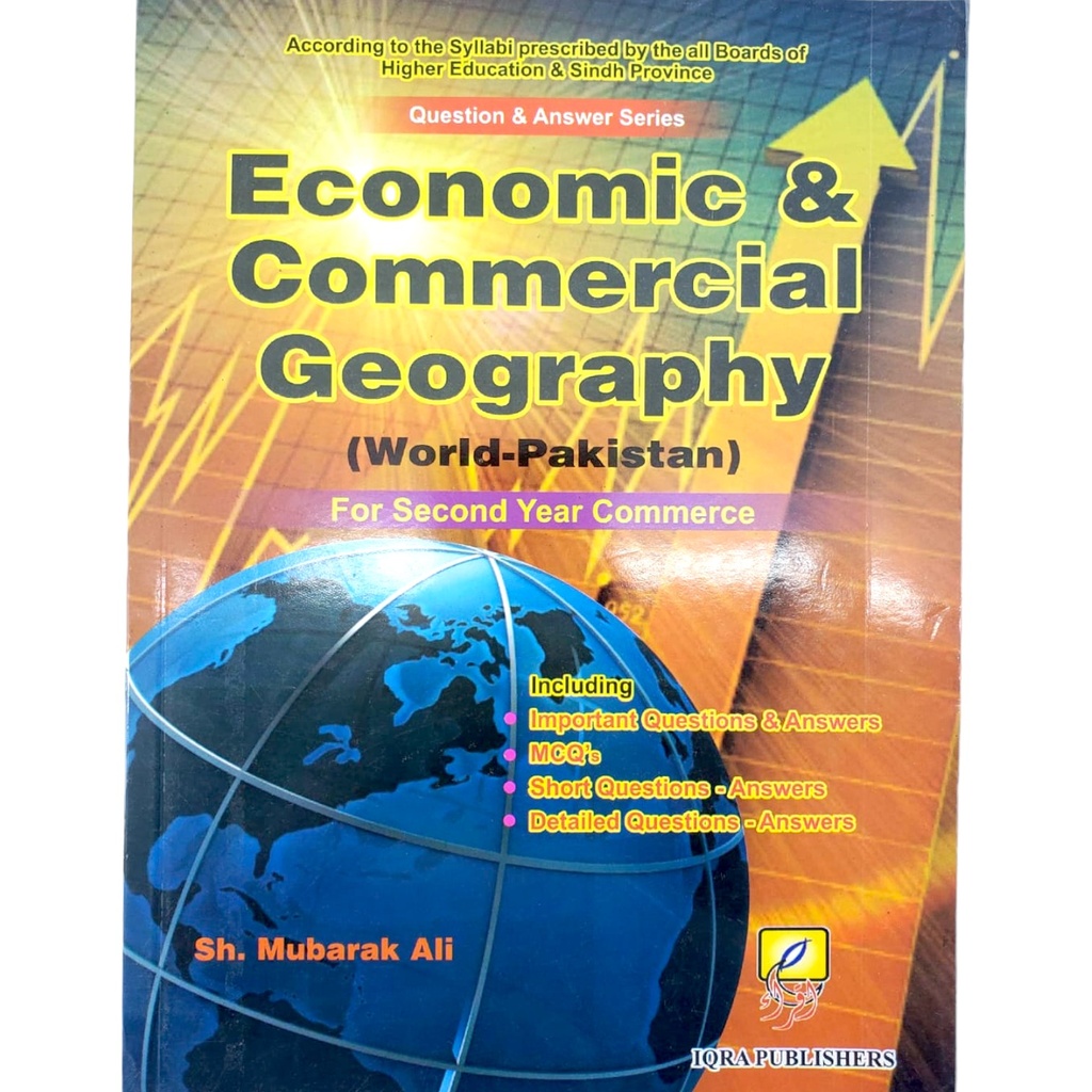 Iqra Economics & commercial Geography For Second Year Commerce