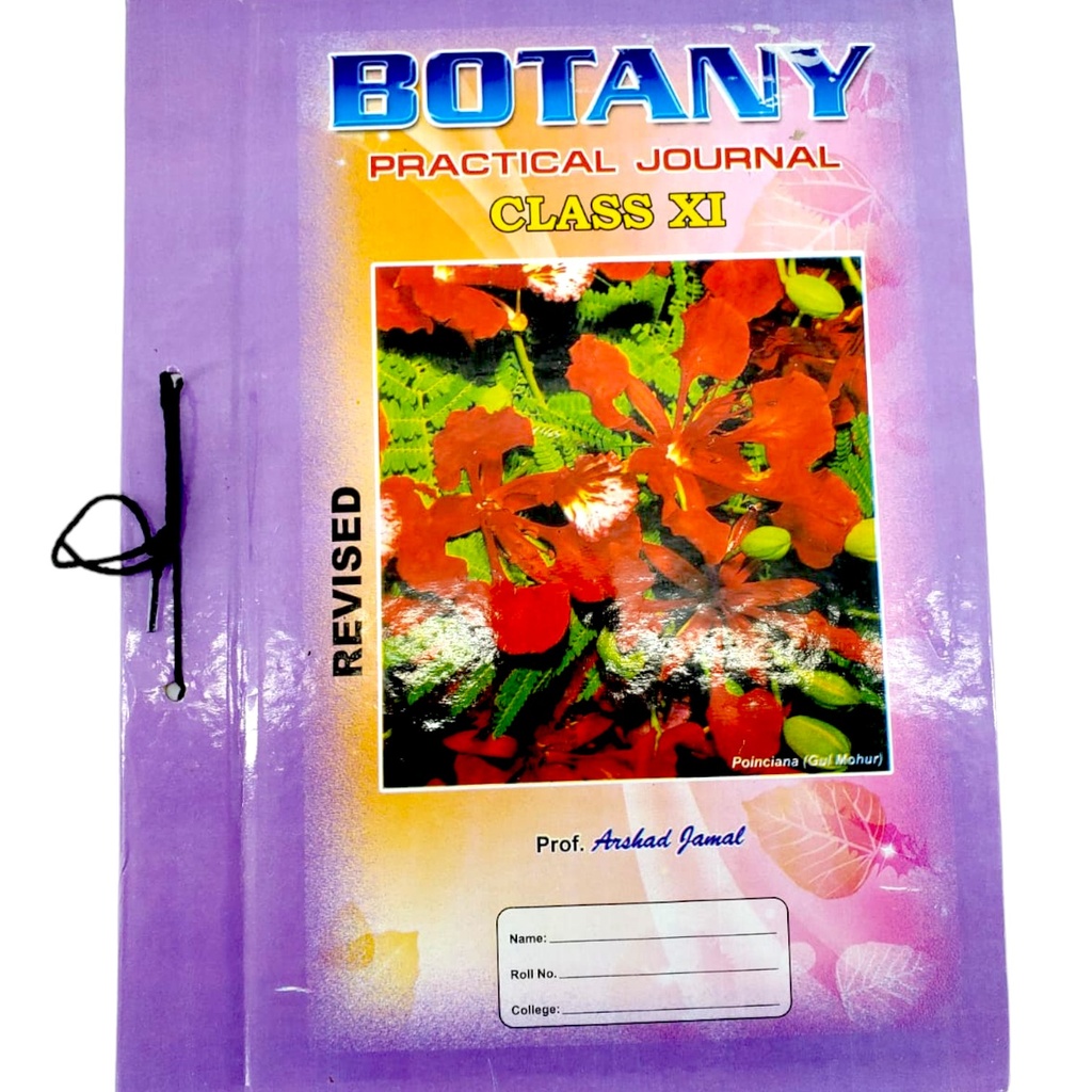 Botany Practical Journal For Class XI - Arshad Jamal